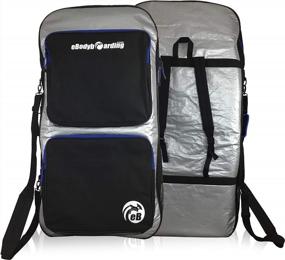 img 3 attached to EBodyboarding Double Padded Reflector Backpack: Durable Travel Bodyboard Wet/Dry Bag