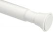 adjustable tension curtain rod - 78-108" width with classic finial by amazon basics logo