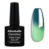 set of allenbelle mood color changing gel polish - soak off uv/led polish for nails with stunning color transformations logo