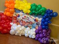 img 1 attached to Colorful Decorations Delight: Prextex 12-Inch Rainbow Balloons, 450-Ct Pack For Weddings, Birthdays, Graduations, And More review by Luis Penczak