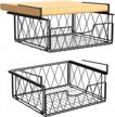 maximize your cabinet space with bextsrack under shelf basket - 2 pack sliding wire rack for kitchen and pantry storage. logo