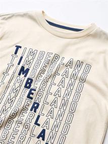 img 2 attached to Stylish Timberland Sleeve Graphic T Shirt in Medium - Ideal Boys' Clothing and Tops, Tees & Shirts