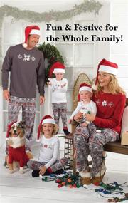 img 3 attached to Family Pajamas - Nordic Print Christmas Pajamas by PajamaGram