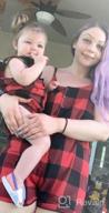 img 1 attached to 👩 Sleeveless Plaid Romper Jumpsuit: Mommy and Me Matching One-Piece Outfits for the Perfect Family Ensemble review by Emanuel Frison