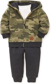 img 2 attached to Little Me Toddler Jogger Heather Boys' Clothing ~ Fashion Hoodies & Sweatshirts