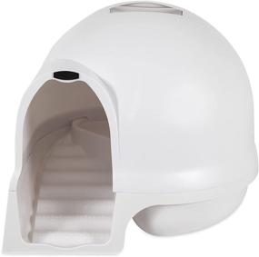 img 4 attached to 🐾 USA-Made Petmate Booda Clean Step Cat Litter Box Dome - Multi-Cat Closed Litterbox, Enclosed Indoor Cat Litterbox with Sustainable 95% Recycled Material