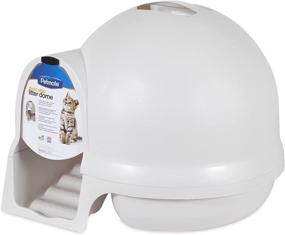 img 2 attached to 🐾 USA-Made Petmate Booda Clean Step Cat Litter Box Dome - Multi-Cat Closed Litterbox, Enclosed Indoor Cat Litterbox with Sustainable 95% Recycled Material
