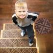 15 pack 8” x 30” xfasten carpet stair treads for wooden steps - non slip, indoor/outdoor, great for dogs kids elders logo