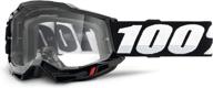 100 accuri motocross mountain goggles logo