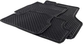 img 1 attached to 🚗 Volkswagen Rubber Floor Mats Set - 5GE061500B041, Front and Rear Coverage