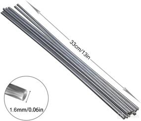 img 2 attached to 🔥 100Pcs Easy Melt Aluminum Welding Rods: Low Temperature Flux Core Solution | 1/16in x 13in