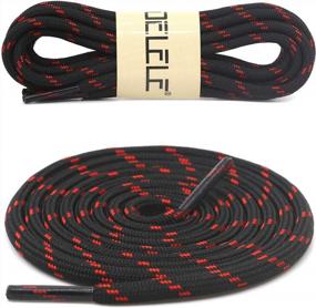 img 3 attached to 2 Pair Thick Round Climbing Shoelaces Hiking Boot Laces