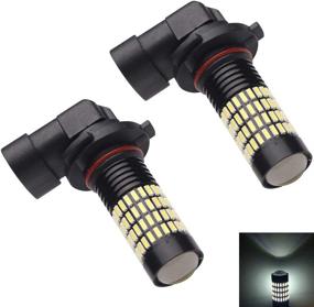 img 4 attached to LUYED 2 X 1700 Lumens 9006 HB4 4014 102-EX Chipsets LED Bulbs Xenon White - Brightest DRL Or Fog Lights