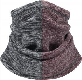 img 4 attached to Winter Neck Gaiter: Stay Warm And Comfortable During Cold Weather Activities With Zeabon Fleece Neck Warmer For Skiing And Running - Unisex
