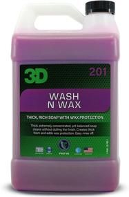 img 4 attached to 3D Wash N Wax Car Wash Soap - pH Balanced, Easy Rinse, Scratch Free Soap with Wax Protection - Ultimate 1 Gallon Solution for a Pristine Car Shine