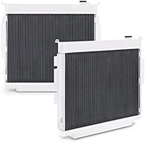 img 4 attached to 🔥 Mishimoto MMRAD-F2D-83 Performance Aluminum Radiator for Ford 6.9 7.3 Powerstroke 1983-1994: Enhanced Cooling Solution