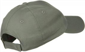 img 2 attached to 🧢 Grey OSFM Youth Brushed Cotton Twill Low Profile Cap: Classic Style with a Youthful Twist