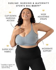 img 3 attached to 👶 Streamline Your Maternity Wardrobe with Kindred Bravely's Sublime Nursing Lingerie, Sleep & Lounge Collection