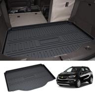 all weather tpo rear cargo liner for buick encore 2013-2019/ chevrolet trax 2014-2022 – perfect fit for poverty logo