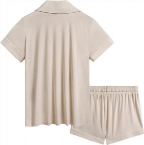 img 3 attached to Stay Cool And Comfy This Summer With Cherrydew Women'S Bamboo Pajama Set