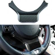 carbon fiber steering wheel lower logo