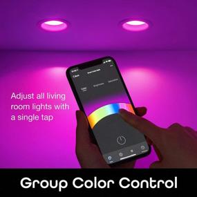 img 1 attached to Geeni Prisma Drop BR30 LED Smart Light Bulb, Tunable & Dimmable RGBW Wifi Bulb, 2700K-6500K Color Temperature Range, No Hub Required, Compatible With Alexa & Google Assistant (1 Pack)