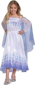 img 4 attached to Disguise Frozen Snow Queen Elsa Deluxe Costume For Kids