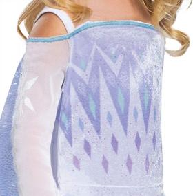 img 1 attached to Disguise Frozen Snow Queen Elsa Deluxe Costume For Kids