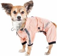 🐶 waterproof and adjustable full body dog raincoat - dog helios torrential shield логотип