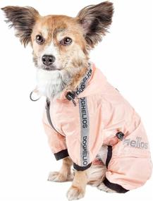 img 3 attached to 🐶 Waterproof and Adjustable Full Body Dog Raincoat - Dog Helios Torrential Shield