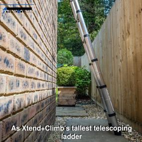 img 1 attached to Xtend & Climb 785P+ Professional Series Heavy-Duty Adjustable Telescoping Ladder With Angled Thumb Release