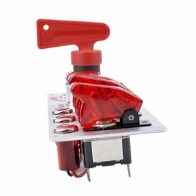 img 1 attached to Race To Victory With The JIANFA 12V Ignition Switch Panel - Engine Push Button Starter, 5 Toggle Switches, Red LED - Perfect For Competitive Sport RVs And Trucks!
