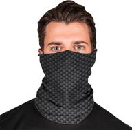 🛡️ s a - 1 uv face shield multipurpose neck gaiter, balaclava, elastic face mask for men and women: enhancing visibility and protection logo