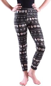 img 1 attached to Dinamit Jeans Printed Leggings 229 XL Girls' Clothing : Leggings