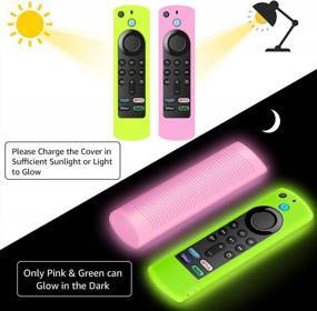img 2 attached to Protect Your Fire Stick Remote With ONEBOM'S 3 Pack Silicone Cover - Glow In The Dark For Easy Access - Compatible With 3Rd Gen 2021 4K4K MaxLite