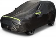favoto suv car cover - universal fit 5-layer design w/ sun protection, night reflective, waterproof & windproof for 188"-198" cars logo