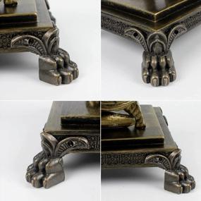 img 2 attached to 20-Piece Set Of Antique Brass Box Legs And Corner Protectors For Wood Gift Boxes (1.70"X1.34") By VinBee