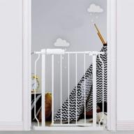 🚸 vothco narrow baby gate - secure walk-through child and pet safety gate, ideal for stairs, doorways, and dog gates, fits 24-29 inch wide openings logo