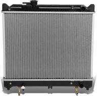 🚗 dna motoring oem-ra-1118 factory style aluminum cooling radiator replacement for chevy/gmc c/k pickup at (1995-2000) - 20w x 14-3/4h x 1d - 1-1/8 inlet/outlet logo