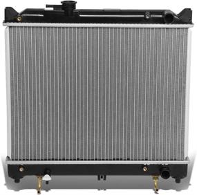 img 4 attached to 🚗 DNA Motoring OEM-RA-1118 Factory Style Aluminum Cooling Radiator Replacement for Chevy/GMC C/K Pickup AT (1995-2000) - 20W x 14-3/4H x 1D - 1-1/8 Inlet/Outlet