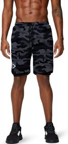 img 2 attached to Pinkbomb Men'S 2 In 1 Running Shorts Gym Workout Quick Dry Mens Shorts With Phone Pocket