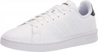 men's adidas advantage racquetball shoes: white/green fashion sneakers - enhanced seo logo