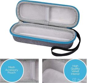 img 1 attached to 🧳 Hard Storage Travel Case for The Breather Hand-Held Inspiratory Expiratory Muscle Trainer (Grey) - Enhance SEO