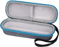 🧳 hard storage travel case for the breather hand-held inspiratory expiratory muscle trainer (grey) - enhance seo логотип