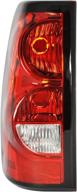 🚦 reliable lh tail light lamp for 2004-2006 chevy silverado & 2007 silverado 1500 classic - gm2800174 логотип