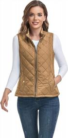 img 2 attached to Stay Warm & Stylish With Longking 2023 Upgraded Women'S Quilted Vest With Inner Pocket