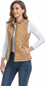 img 1 attached to Stay Warm & Stylish With Longking 2023 Upgraded Women'S Quilted Vest With Inner Pocket