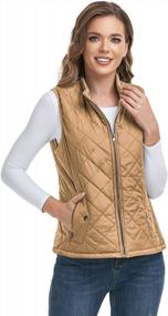 img 3 attached to Stay Warm & Stylish With Longking 2023 Upgraded Women'S Quilted Vest With Inner Pocket