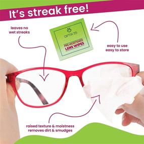 img 1 attached to Pre Moistened Lens Cleaning Wipes Efficiently Vision Care : Eyeglasses Care