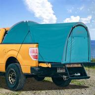 🚚 eighteentek truck tent bed pickup camping: 2 person camper shell, pop up automatic setup, waterproof pu2000mm, double layer rainfly, adjustable for 5-8 ft beds логотип